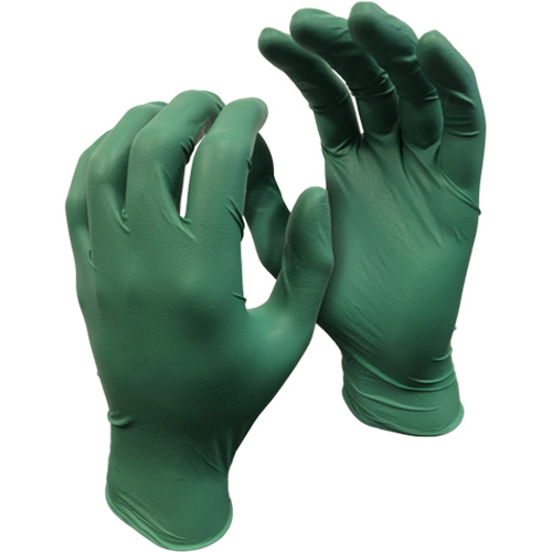 Gants 5559PF Green Monkey, Petit, Nitrile, 4 mils, Sans poudre, Vert EastCoast Offshore Supplies