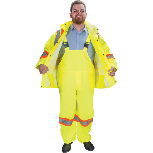 RZ1000 Rain Suit, Polyester, Medium, High Visibility Lime-Yellow EastCoast Offshore Supplies
