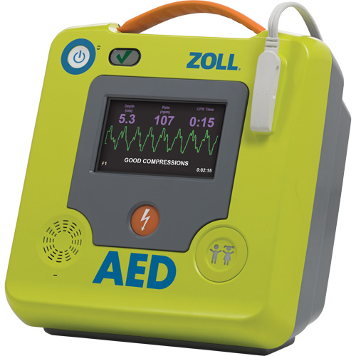 D&eacute;fibrillateur AED 3 BLS pour secouristes professionnels, Semi-automatique, Français, Classe 4 EastCoast Offshore Supplies