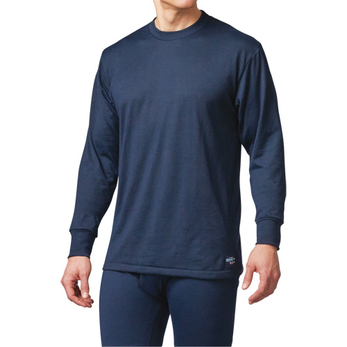 FR Base Layer Long Sleeve T-Shirt, Small, Navy Blue EastCoast Offshore Supplies