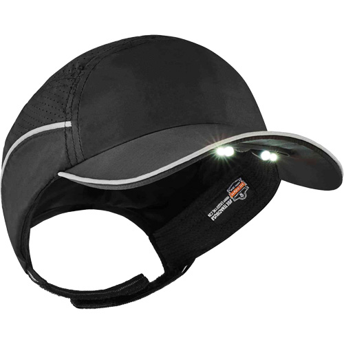 Skullerz&reg; 8965 Lightweight Bump Cap Hat with LED Lighting, Black EastCoast Offshore Supplies