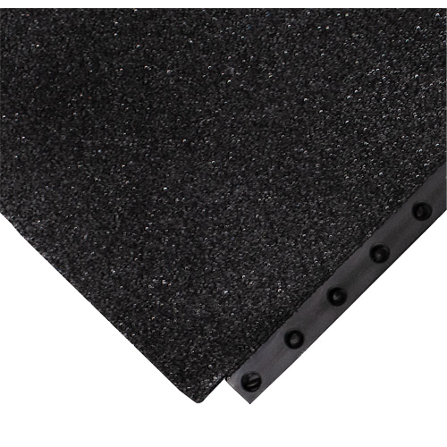24/Seven&reg; Locksafe&reg; Anti-Fatigue Mat, Textured, 3' x 3' x 5/8", Black, Nitrile EastCoast Offshore Supplies
