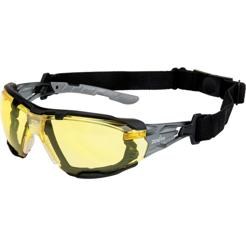 Lunettes de s&eacute;curit&eacute; s&eacute;rie Z2900 avec joint en mousse, Lentille Ambr&eacute;e, Anti-&eacute;gratignures, ANSI Z87+/R&eacute;pond ou surpasse la norme CSA Z94.3 EastCoast Offshore Supplies