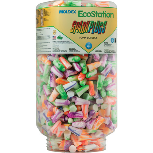 EcoStation SparkPlugs&reg; Earplug Refill, Bulk - Canister EastCoast Offshore Supplies