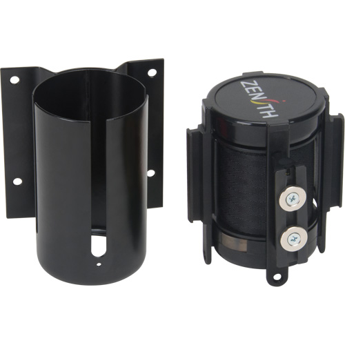 Wall Mount Barrier with Magnetic Tape, Steel, Screw Mount, 7', Black Tape EastCoast Offshore Supplies