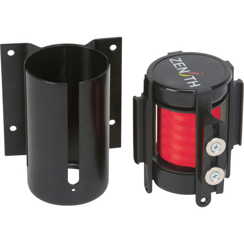 Wall Mount Barrier with Magnetic Tape, Steel, Screw Mount, 7', Red Tape EastCoast Offshore Supplies