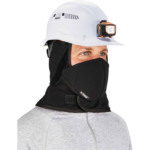 N-Ferno&reg; Winter Hard Hat Liner with Mouthpiece, Fleece Lining, One Size, Black EastCoast Offshore Supplies