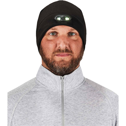 N-Ferno&reg; Skull Cap Beanie Hat with LED Lights, One Size, Orange EastCoast Offshore Supplies