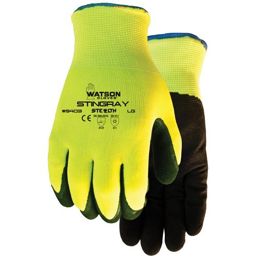 Gants isol&eacute;s Stealth Stingray, T-Grand, R&ecirc;vetement Nitrile, Calibre 13, Enveloppe en Polyester EastCoast Offshore Supplies
