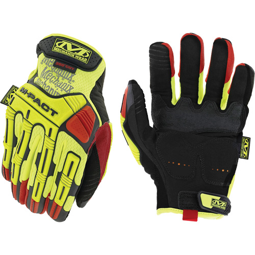 Gants antichocs haute visibilit&eacute; D4-360 M-Pact, 8, Paume en Synth&eacute;tique, Poignet Boucle et crochet EastCoast Offshore Supplies