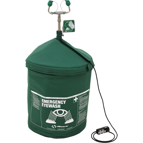 Portable Tempered Emergency Eyewash, Pressurized, 15 gal. Capacity, Meets ANSI Z358.1 EastCoast Offshore Supplies