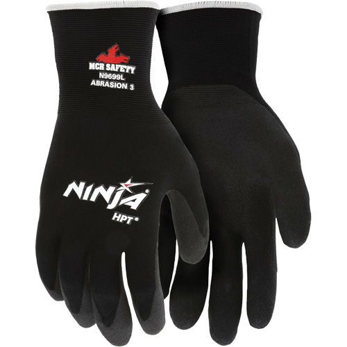 Gants enduits Ninja, Grand, R&ecirc;vetement HPT, Calibre 15, Enveloppe en Nylon EastCoast Offshore Supplies