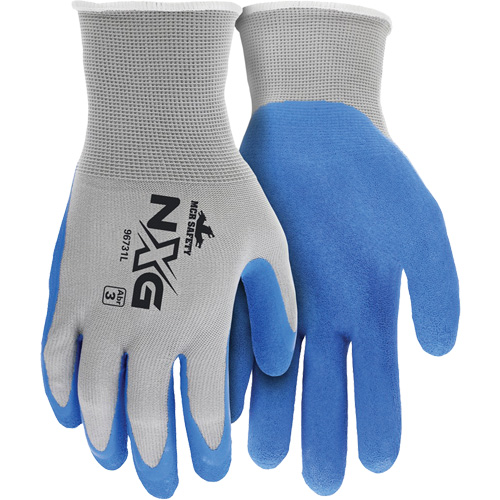 Gants enduits NXG, Grand, R&ecirc;vetement Latex de caoutchouc, Calibre 13, Enveloppe en Nylon EastCoast Offshore Supplies