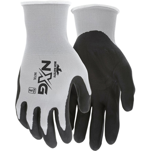 Gants enduits NXG, Grand, R&ecirc;vetement Mousse de nitrile, Calibre 13, Enveloppe en Nylon EastCoast Offshore Supplies