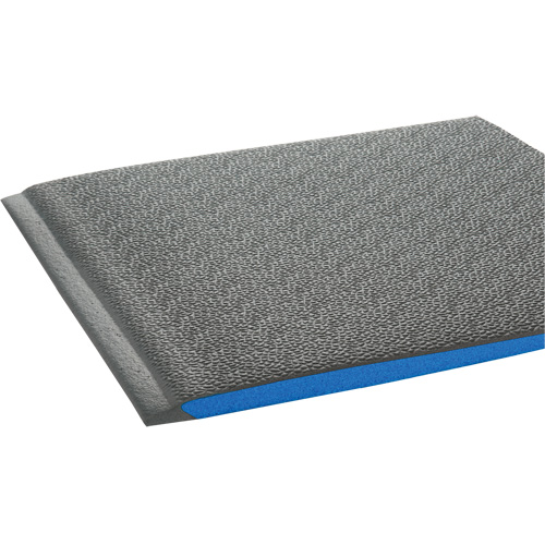 Tapis ergonomiques Wear-Bond Comfort-King, Rugueux, 3' x 5' x 9/16", Gris, Mousse de vinyle EastCoast Offshore Supplies