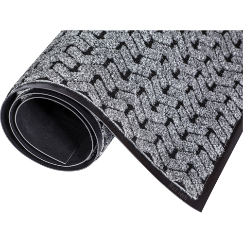 Tapis d'accueil Performance Tire-Track, Essuie-pieds/grattoir, 4' x 8' x 3/8", Gris EastCoast Offshore Supplies