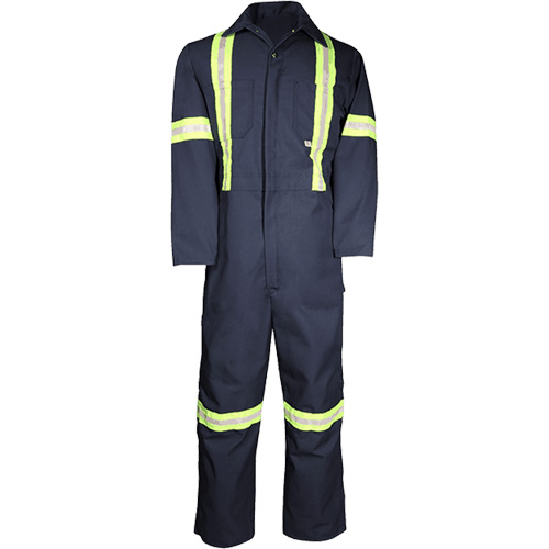 Deluxe Work Coveralls, 50, Navy Blue EastCoast Offshore Supplies