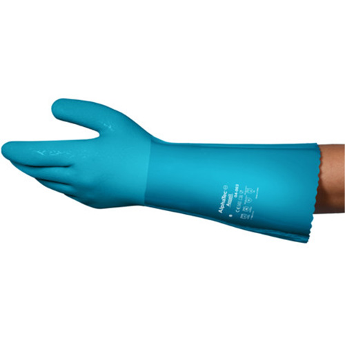 AlphaTec&reg; 04-003 Chemical Resistant Gloves, Size 8, 14" L, Nitrile/PVC, Fleece Inner Lining, Winter Weight EastCoast Offshore Supplies