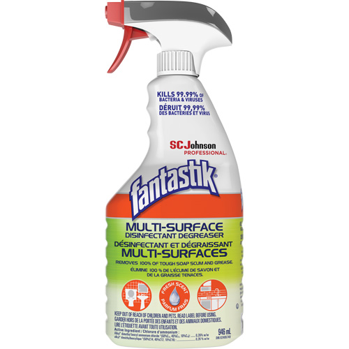 D&eacute;sinfectant et d&eacute;graissant multisurface professionnel Fantastik, 946 ml, Bouteille &agrave; g&acirc;chette EastCoast Offshore Supplies