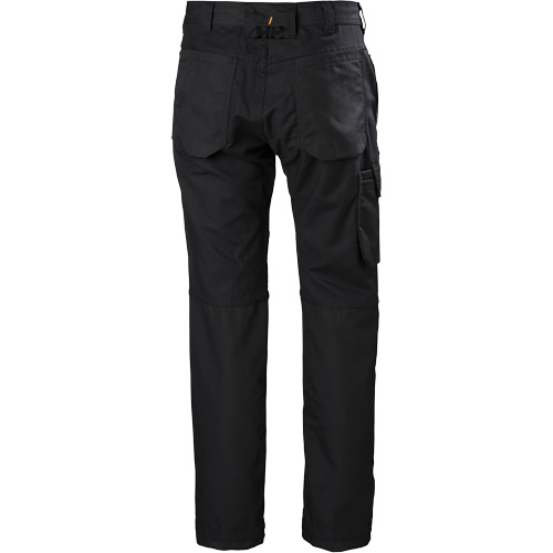 Pantalons d'entretien Oxford, Poly-coton, Noir, Taille 30, Entrejambe 32 EastCoast Offshore Supplies