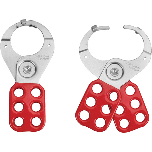 Tabbed Steel Lockout Hasp, Red EastCoast Offshore Supplies