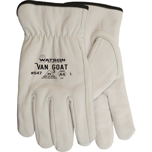 Gants de travail r&eacute;sistants aux coupures Van Goat, Grand, 36 cal/cm², Niveau 3, NFPA 70E EastCoast Offshore Supplies