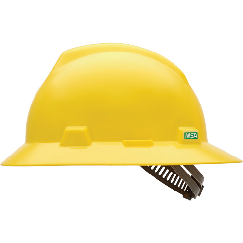 Casque de s&eacute;curit&eacute; &agrave; fente et bordure compl&egrave;te V-Gard, Suspension &agrave; douille, Non ventil&eacute; EastCoast Offshore Supplies