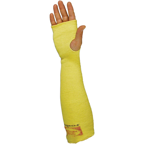 Sleeves with Thumb Hole, Kevlar&reg;, 22", ANSI/ISEA 105 Level 3/EN 388 Level 3, Yellow EastCoast Offshore Supplies