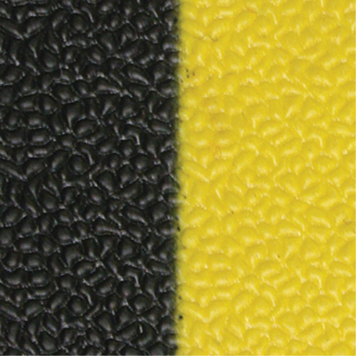 Tapis antifatigue Airsoft, Rugueux, 3' x 5' x 3/8", Noir/Jaune, &eacute;ponge en PVC EastCoast Offshore Supplies