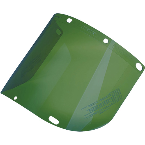 Dynamic Formed Faceshield, Polycarbonate, Green Tint EastCoast Offshore Supplies