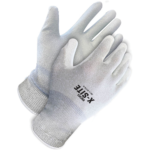 Gants enduits antistatiques X-Site, 8, R&ecirc;vetement Polyur&eacute;thane, Calibre 15, Enveloppe en Nylon/Cuivre EastCoast Offshore Supplies