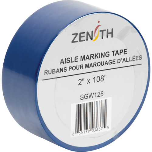 Aisle Marking Tape, 2" x 108', PVC, Blue EastCoast Offshore Supplies