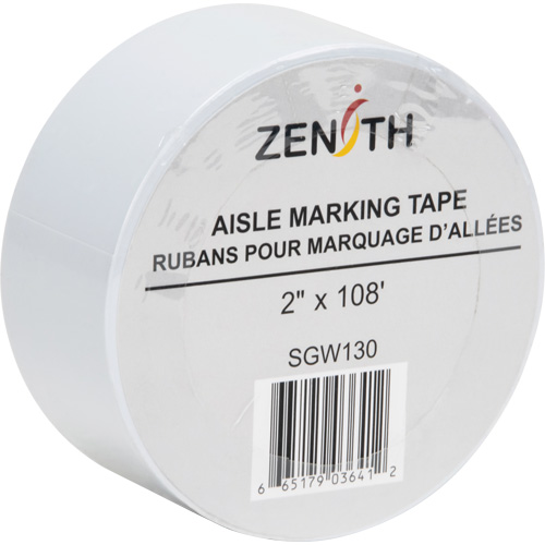 Ruban pour marquage d'all&eacute;es, 2" x 108', PVC, Blanc EastCoast Offshore Supplies