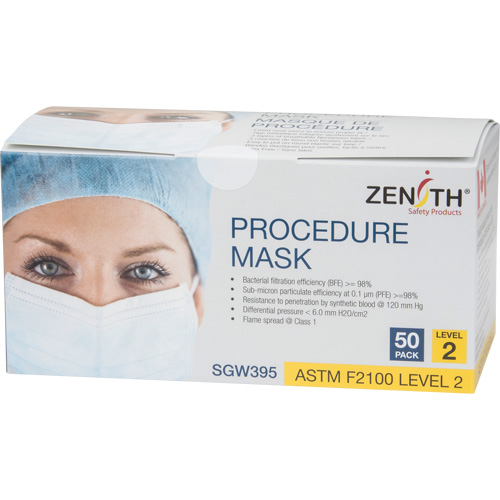 Disposable Procedure Face Masks, ASTM F2100 Level 2, Class 1 EastCoast Offshore Supplies