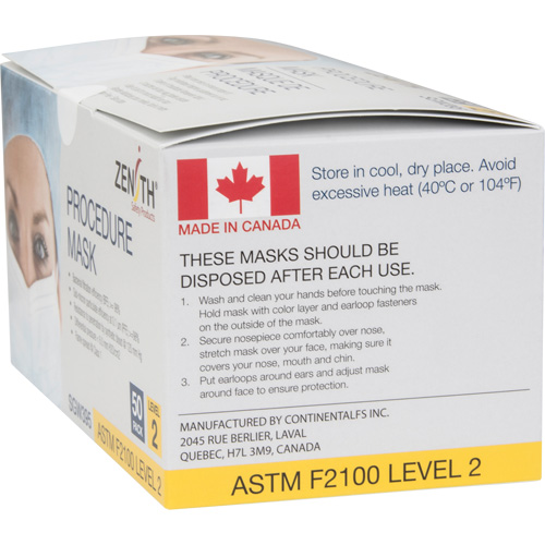 Disposable Procedure Face Masks, ASTM F2100 Level 2, Class 1 EastCoast Offshore Supplies