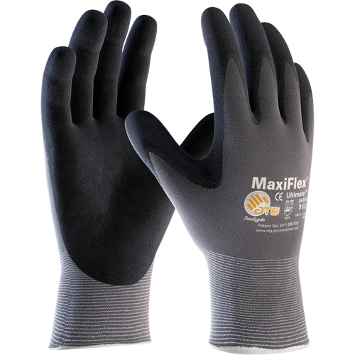 ATG MaxiFlex&reg; Ultimate Gloves, 10/X-Large, Foam Nitrile Coating, 15 Gauge, Nylon Shell EastCoast Offshore Supplies