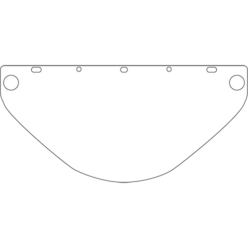 Visi&egrave;re de s&eacute;curit&eacute; universelle Dynamic, Polycarbonate, Teinte Transparent EastCoast Offshore Supplies