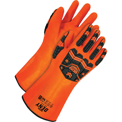 Deny Chemical Resistant Gloves, Size 9, 14" L, PVC, Terry Cloth Inner Lining EastCoast Offshore Supplies