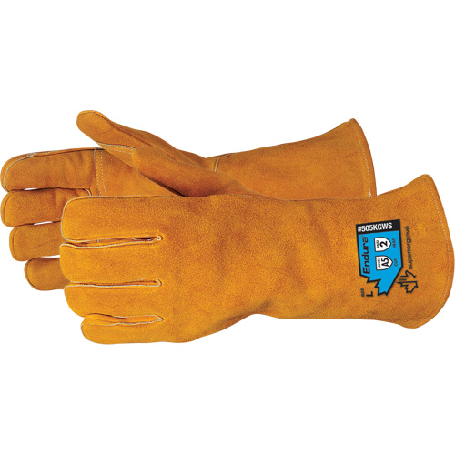 Endura&reg; Deluxe Cut-Resistant Welding Gloves, Split Cowhide, Size Small EastCoast Offshore Supplies