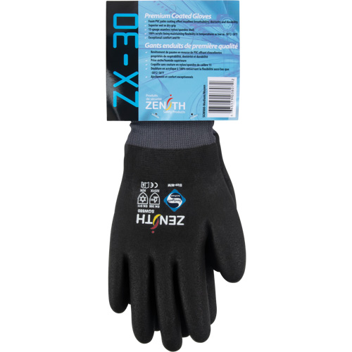 Gants enduits ZX-30° de premi&egrave;re qualit&eacute;, 2T-Grand, R&ecirc;vetement Mousse de PVC, Calibre 15, Enveloppe en Nylon EastCoast Offshore Supplies