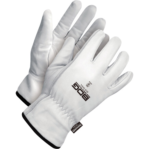Gants de conducteur classiques r&eacute;sistant &agrave; la perforation, Grand, Paume en Cuir fleur de ch&egrave;vre, Thinsulate EastCoast Offshore Supplies