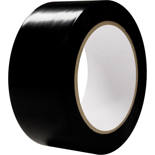 Aisle Marking Tape, 2" x 108', PVC, Black EastCoast Offshore Supplies