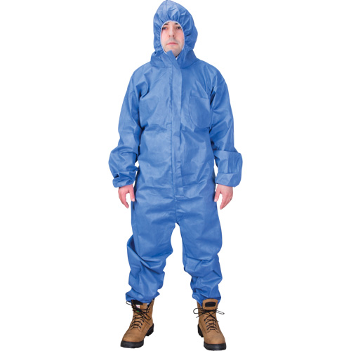 Hooded Coveralls, Medium, Blue, SMS EastCoast Offshore Supplies