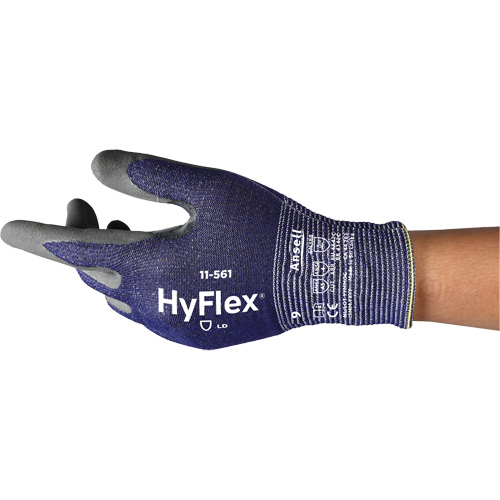HyFlex&reg; 11-561 Cut Resistant Gloves, Size 5, 15 Gauge, Nitrile Coated, Intercept Shell, EN 388 Level C EastCoast Offshore Supplies