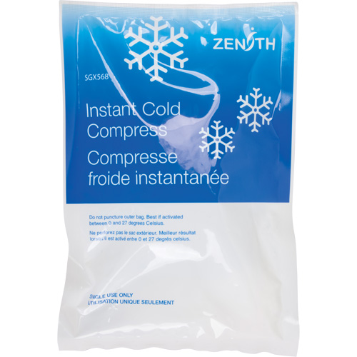 Instant Compress, Cold, Single Use, 6" x 9" EastCoast Offshore Supplies