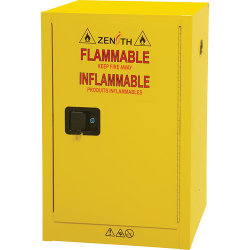 Flammable Aerosol Storage Cabinet, 12 gal., 1 Door, 23" W x 35" H x 18" D EastCoast Offshore Supplies