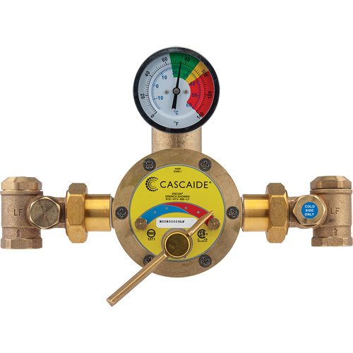 Mitigeur pour assemblage au groupe expos&eacute; d'une douche d'urgence simple ou combin&eacute;e, 56 gal./min EastCoast Offshore Supplies