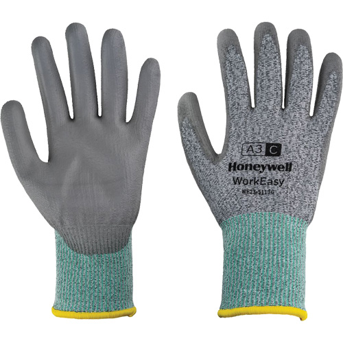 Gants de protection contre les coupures WorkEasy, Taille 6/T-petit, Calibre 13, Rev&ecirc;tement Polyur&eacute;thane, Enveloppe en PEHP/Fibre de verre, ASTM ANSI niveau A3/EN 388 niveau C EastCoast Offshore Supplies