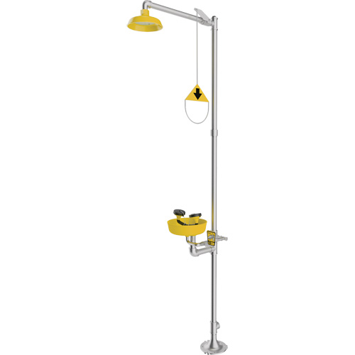 Combination Emergency Shower & Eyewash Station, Pedestal EastCoast Offshore Supplies