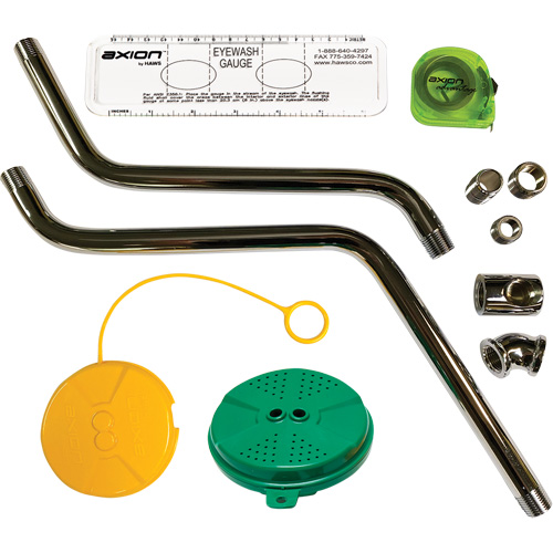 Trousse de mise &agrave; jour de syst&egrave;me de douche pour le visage et les yeux Axion Advantage, Dispositif m&eacute;dical Classe 1 EastCoast Offshore Supplies